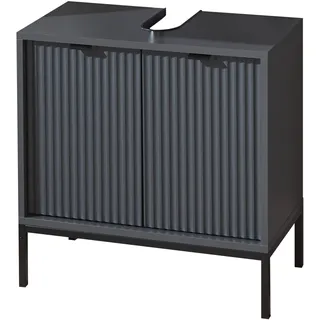 BASIC by Balculina Waschbeckenunterschrank »Lucera Waschbeckenunterschrank, Badezimmerschrank BxHxT 60x60x32« 1 Stk. tlg. Breite 60 cm, Tür L/R montierbar