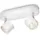 LED-Deckenstrahler 2er oval weiß Aluminium