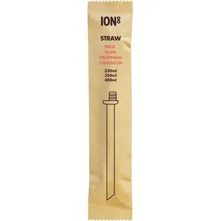 ion8 Wiederverwendbares Strohhalm-Zubehör für ION8 Trinkflaschen, 320ml, 350ml, 400ml, Breiter leicht zu reinigender Strohhalm, Spülmaschinenfest, Klein, Transparent