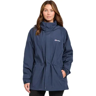 Berghaus Damen Cornice Iii Interactive Jacke, Langlebiger, Atmungsaktiver Regenmantel Übergangsjacke Hardshell Gore-Tex Wasserdichte, Blau, XL