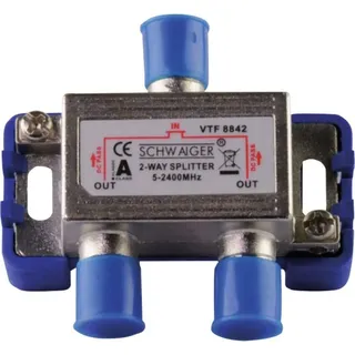 Schwaiger VTF8842 241 Kabelsplitter Silber