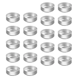 150 Stück Aluminium Teelichtbehälter 3,8x1,56cm Leere Hitzebeständige Kerzengläser für Selbstgemachte Kerzen Vielseitig für Wachsmelts Hochzeit Weihnachtsdekoration