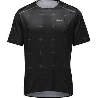 Gore Wear Herren Kurzarm-Laufshirt Contest Daily, M, Schwarz