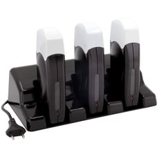 EpilWax 3 Wachserhitzer für 100ml Roll-Ons mit Base - Black Style Serie - Wachswärmer Geräte zum Schmelzen von Wachs Nachfüllkartuschen (Trio, Schwarz)