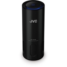 JVC KS-AP120 - Mobiler photokatalytischer Luftreiniger CADR 8,5 m3/h, EPA-Filter E12, UV-Filter, Ionisator, 2 Reinigungsstufen, 12 Watt, USB-Anschluss, Touch-Control