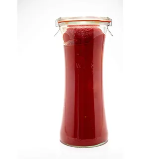 Weck Gläser 650ml – 6er Set mit Deckeln – Delikatessenform – robuste Vorratsgläser & Einweckgläser - Glasbehälter ideal für Meal Prep, Servieren & Vorrat – Made in Germany