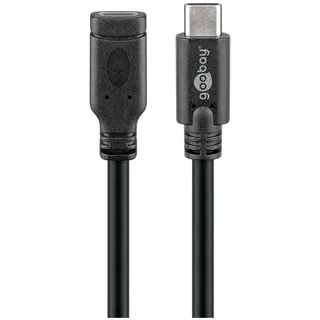 goobay USB-C 1 m Schwarz