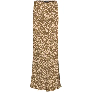 Betty Barclay Satinrock "Satinrock mit Leoprint", beige, khaki