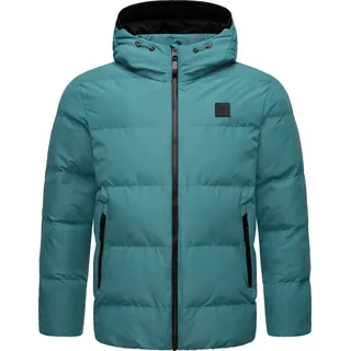 Steppjacke RAGWEAR "Steppjacke Norg", Herren, Gr. S, blau (ocean grün), Obermaterial: 100% Polyester PES.  Obermaterial: Futter: 100% Polyester PES. 100% Polyester PES., Jacken Steppjacke