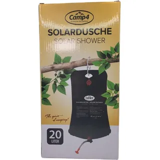 Camp4 Solardusche mit Aufhängevorrichtung, 20 Ltr. Volumen