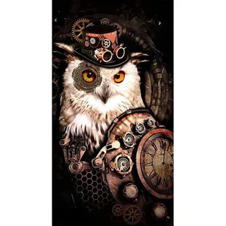 JATOK 5D Diamond Painting Großes XXL 40x70cm Diamant Painting Bilder Eule Diamond Art Erwachsene Full DIY Diamant Kunst Malerei Stickerei Set Kreuzstich Bilder Home Wand Dekor
