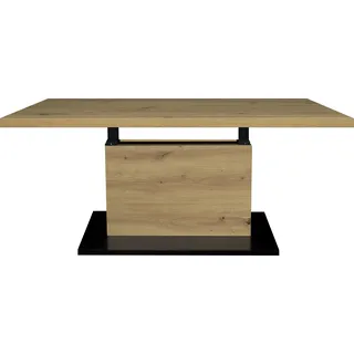 Mäusbacher Lift Couchtisch Braun Wildeiche 120 x 49-68 cm