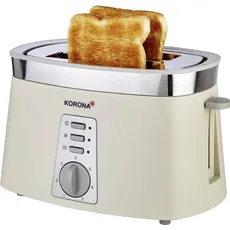 Korona 21205 Toaster Überhitzungsschutz Sandgrau, Toaster, Grau
