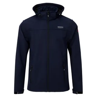 Nordberg ELDGRIM - Softshell Outdoor Sommerjacke Herren - Dark Navy - Größe 4XL - Blau