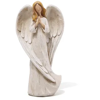 Hodao Betende Engel-Skulptur aus Kunstharz, für Geschenke, Heimdekoration, betender Engel Statue, exquisit Geschnitzte und handbemalte Figuren (betend)