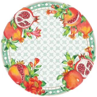 Les Jardins de la Comtesse - Kleiner flacher Dessertteller aus reinem Melamin – Sevilla – Ø 23 cm – Tafelservice – Geschirr Quasi-bruchsicher MelARTmine