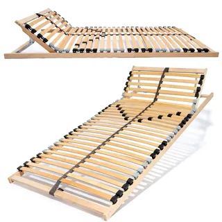 Coemo 7-Zonen Lattenrost Ergo Kopfteil verstellbar 80 x 200 cm