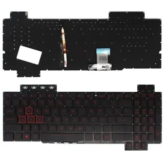 Generico Backlight Asus Tuf Gaming Fx504 Fx504gd Fx504ge Fx504gm Series Ersatztastatur Für Laptop - Black