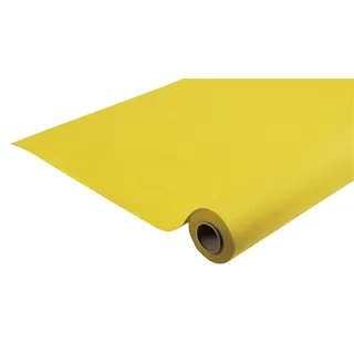 Pronappe Tischdecke R780624I 5er Pack Einweg-Tischdecken aus Spunbond-Vlies Länge 6m Breite 1,20m (pro Rolle) Farbe gelb Reißfestes, wasserabweisendes und abwischbares Material