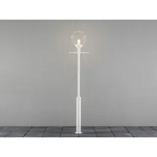 Mastleuchte Orion mattweiss, - Weiß