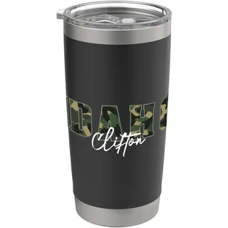 Clifton Idaho Camo Novelty Grafik-Souvenir Doppelwandiger Edelstahl-Thermobecher