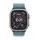 Watch Ultra 3 GPS + Cellular 49 mm Titaniumgehäuse beige Alpine Loop Textilarmband blau S