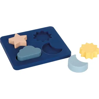 Small Foot Company Silikon Setzpuzzle mehrfarbig
