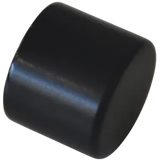 GARDINIA Gardinenstangen-Endstück Chicago 1-läufig Ø 20 mm Schwarz-Matt