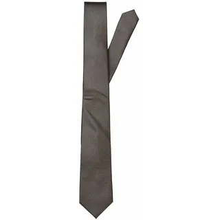 SELECTED HOMME Herren SLHNEW Texture TIE 7CM NOOS B Krawatte, Braun (Demitasse Demitasse), One Size