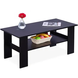Relaxdays Schwarz Holz 100 x 43,5 x 50 cm