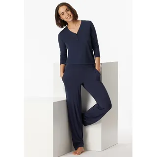 SCHIESSER Pyjamahose Blau 46