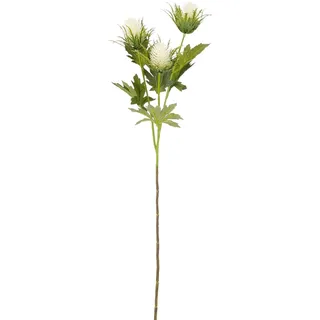 Mica Decorations Künstlicher Zweig Distel 67 cm Blau