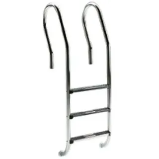 Astralpool Gemischte Aisi304 Poolleiter 2 Stufen - Inox / Black - One Size