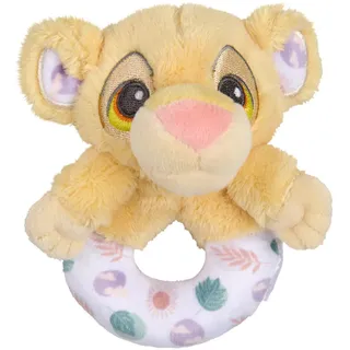 Disney Rassel , Multicolor , Textil , Füllung: Polyetherschaumkern , 7x11.5x10 cm , EN 1888 , farbecht , Spielzeug, Babyspielzeug, Greiflinge & Rasseln