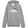 Puma Jungen ESS FL B Kapuzenpullis Medium Gray Heather