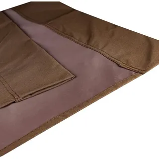 Ersatz-Bezug Doppel-Sonnenliege Stoffbezug Gartenliege XXL Duo-Relaxliege Braun - Braun