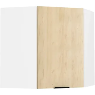 VCM Hängeschrank Eckschrank Küchenschrank 57 x 57 x 60 cm Beige