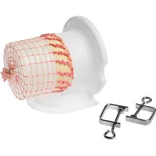 BROWIN 310090 Applikator für Räuchernetze, Kunststoff, Weiß + Netz 3m