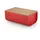 Brotkasten Mattina 34x21cm Rot/Bambus