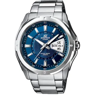 Casio EDIFICE Analog Edelstahl 44,8 mm EF-129D-2AVEF