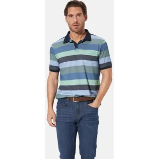 Poloshirt BABISTA "Poloshirt TAVELLA", Herren, Gr. M, grün (grün gestreift), Obermaterial: 100% Baumwolle CO., Shirts Poloshirt
