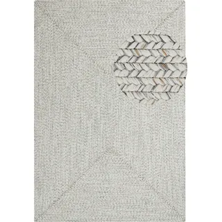 Hanse Home Braided In- & Outdoorteppich Trenzado Hell Mélange - Weiß