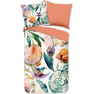 Duvet cover HIP 135x200 + 1* 80x80 cm - mandalas and flowers - Bunt