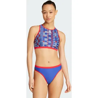 adidas Tom Daley Bikini - Semi Lucid blue/pure Ruby M