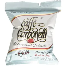 100 Kapseln kompatibel Lavazza espresso point - Caffè Carbonelli Entkoffeiniert - Neapolitanischer Espressokaffee