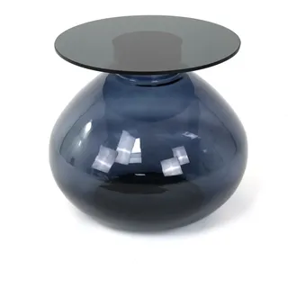 Concept Anna Beistelltisch Glas schwarz