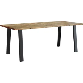 vidaXL Esstisch 200x90x75 cm Massivholz Akazie