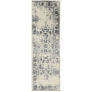 benuta Vintage-Läufer Suki 80/240 cm , Kunststoff , Vintage , Rechteckig , 80x240 cm , Oeko-Tex® Standard 100 , für Fußbodenheizung geeignet, in verschiedenen Größen erhältlich, pflegeleicht , Teppiche und Böden, Teppiche, Teppichläufer, Läufer