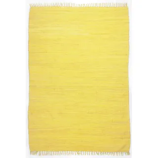 THEKO Teppich Happy Cotton gelb, (BT 90x160 cm