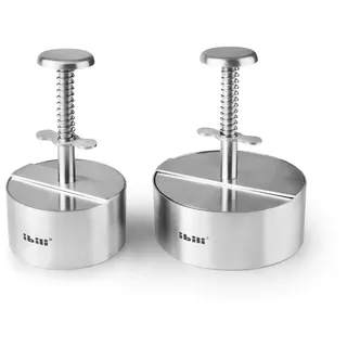IBILI MENAJE, S.A. Hamburgerpresse Ibili-Utensilios Varios, Edelstahl, 11,4 cm, Silber - Silber